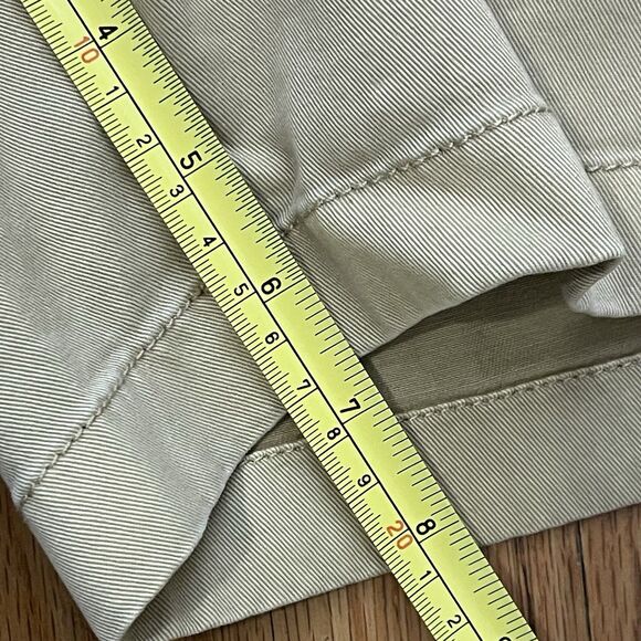 J.CREW 7" Stretch Chino Short Size 14 Khaki NEW Preppy Casual Classic H5809 - Picture 9 of 11